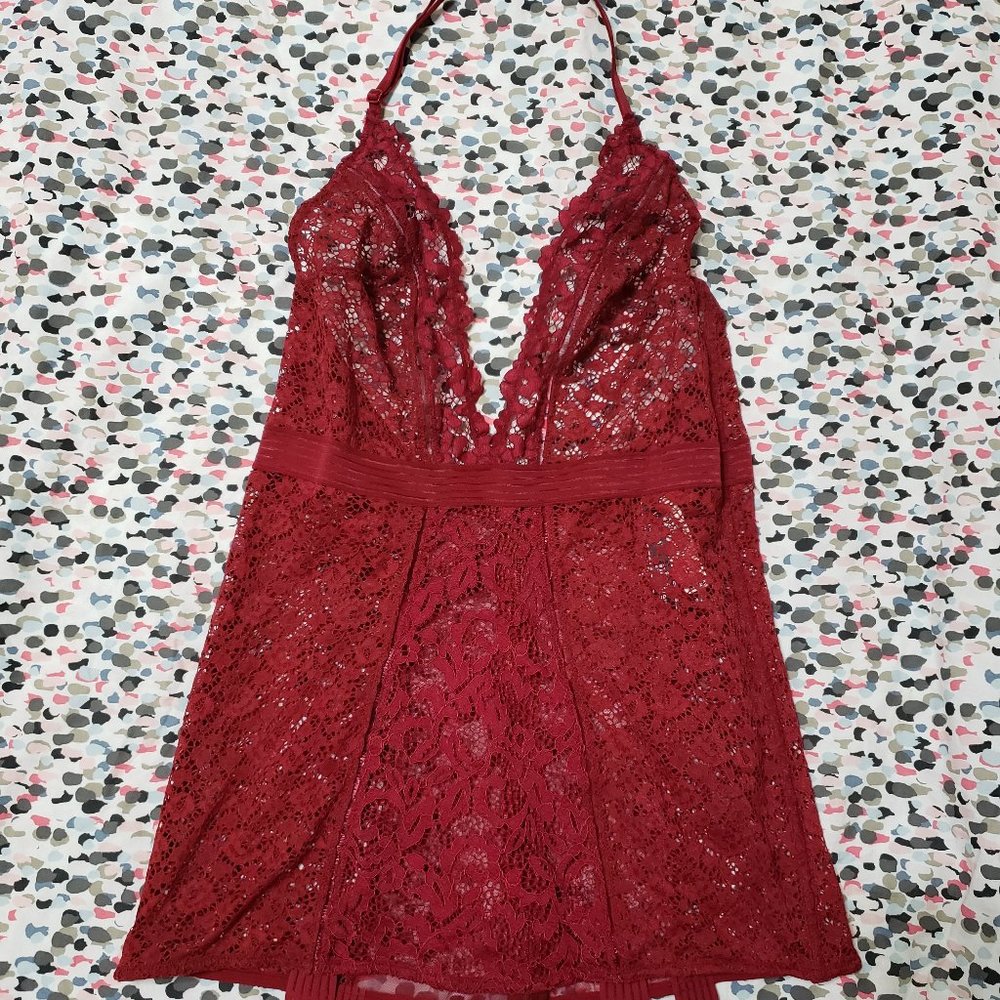 Victoria's Secret lace halter chemise